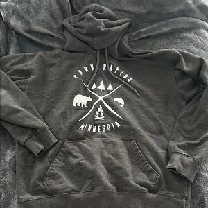 Park Rapids Minnesota Graphic Hoodie - Black